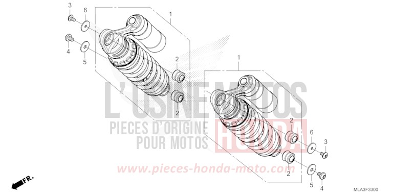 COUSSIN ARRIERE de CMX 1100 "Rebel" PEARL STALLION BROWN (YR347) de 2022